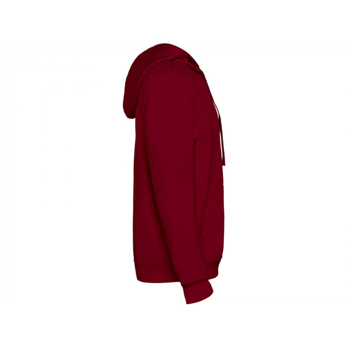 Толстовка с капюшоном Urban мужская, гранатовый/серый меланж