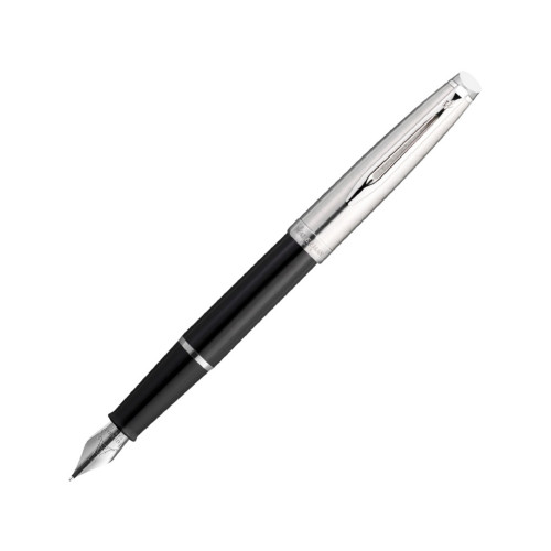 Перьевая ручка Waterman  Embleme цвет BLACK CT, цвет чернил: черный