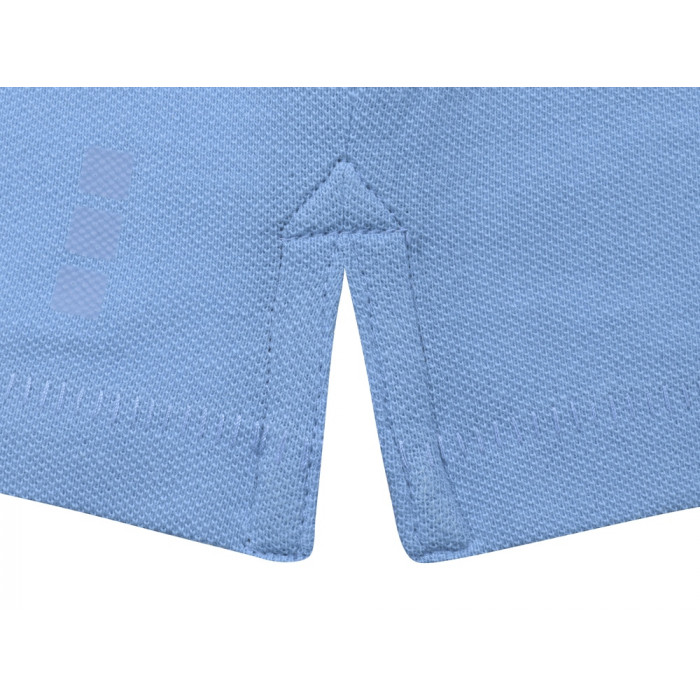 Calgary женская футболка-поло с коротким рукавом, голубой