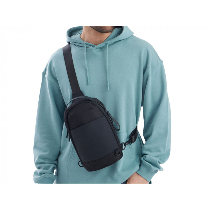 Рюкзак на одно плечо Silken, черный