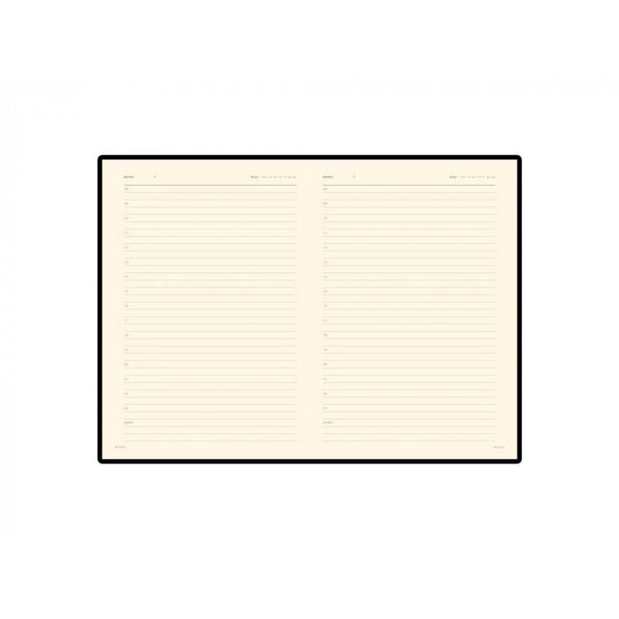 Ежедневник А5 недатированный Prestige, коричневый