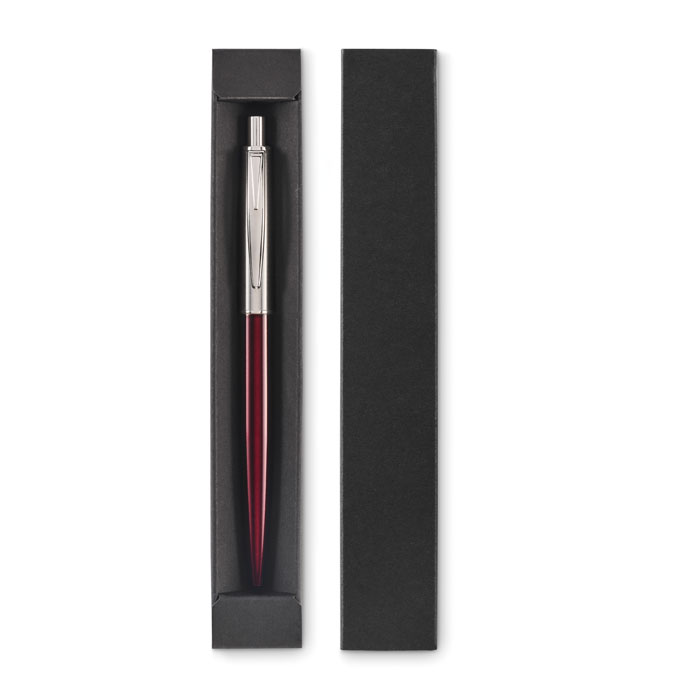 Push button pen in box