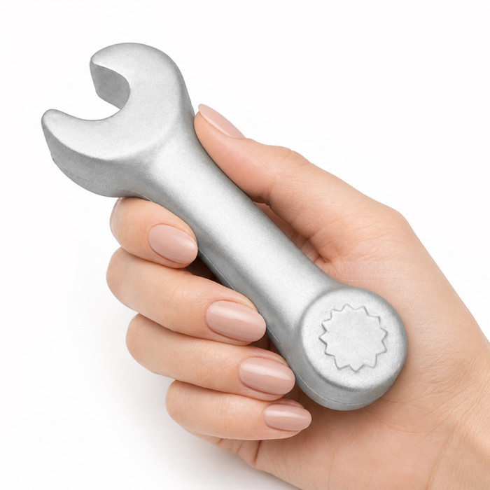 Антистресс Wrench, серебро