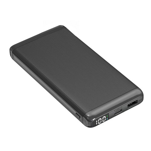 Внешний аккумулятор Orvex c быстрой зарядкой (до 22,5W), 10000 mAh, черный