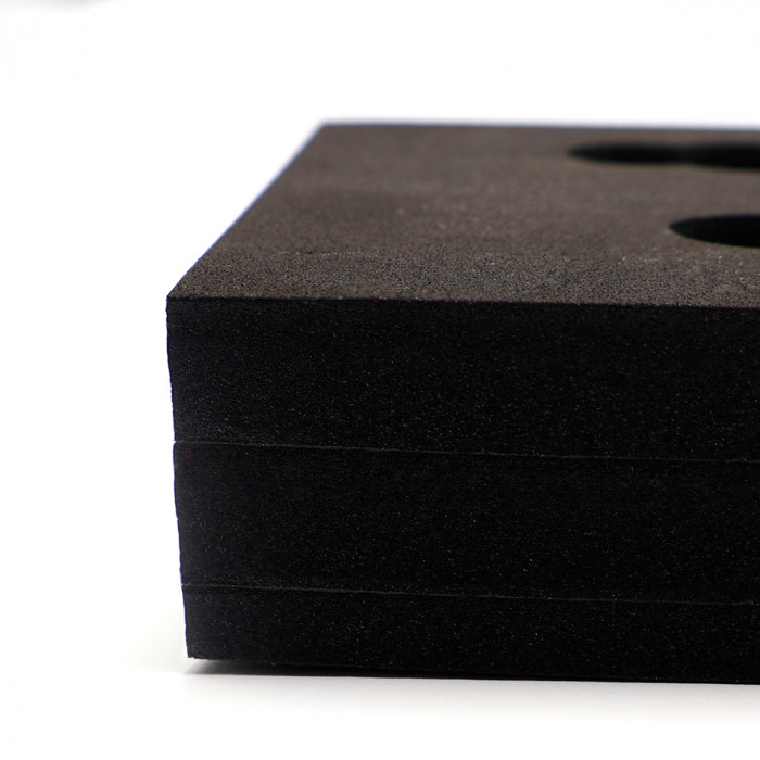 Ложемент ЭВАлюция-1 под заказ 3 слоя (5мм+10мм+10мм), чёрный