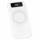 Внешний аккумулятор Authority с беспроводной зарядкой (5W), 10000 mAh, белый Внешний аккумулятор Authority с беспроводной зарядкой (5W), 10000 mAh, белый