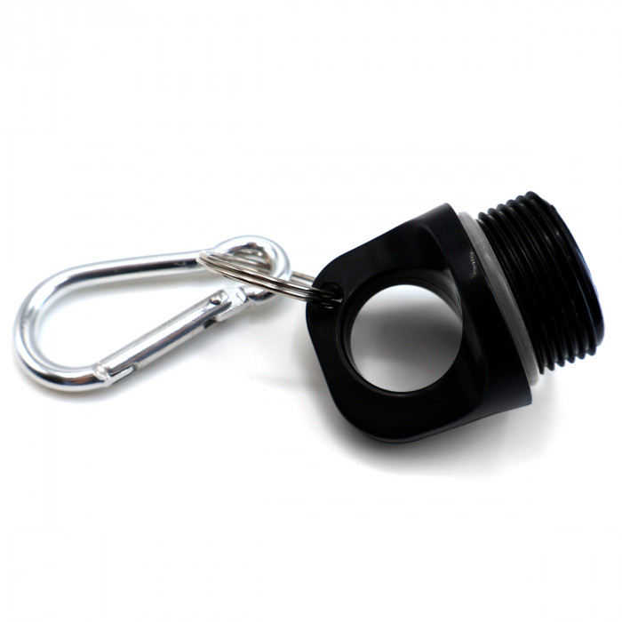 Бутылка пластиковая для воды Clipster, чёрный
