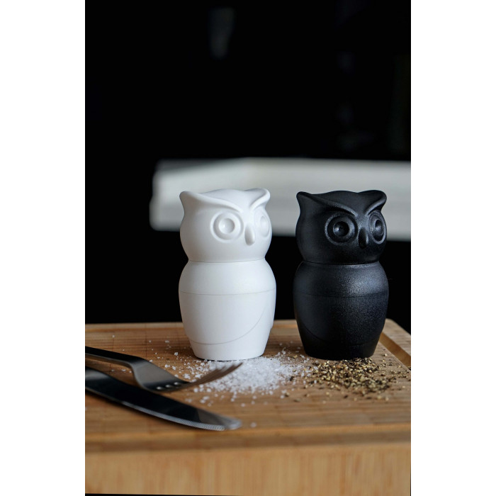 МЕЛЬНИЦА ДЛЯ СПЕЦИЙ Tasty Owl, чёрная