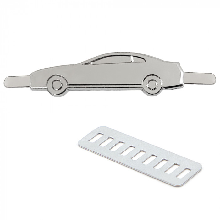 Шильд металлический - машина