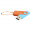 Флешка Designer To Go 2.0 USB 16Gb, голубой/оранжевый Флешка Designer To Go 2.0 USB 16Gb, голубой/оранжевый