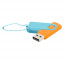 Флешка Designer To Go 2.0 USB 16Gb, оранжевый/бирюзовый Флешка Designer To Go 2.0 USB 16Gb, оранжевый/бирюзовый