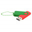 Флешка Designer To Go 2.0 USB 16Gb, красный/зеленый Флешка Designer To Go 2.0 USB 16Gb, красный/зеленый