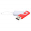 Флешка Designer To Go 2.0 USB 16Gb, красный/белый Флешка Designer To Go 2.0 USB 16Gb, красный/белый