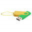 Флешка Designer To Go 2.0 USB 16Gb, зеленый/желтый Флешка Designer To Go 2.0 USB 16Gb, зеленый/желтый