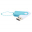 Флешка Designer To Go 2.0 USB 16Gb, белый/бирюзовый Флешка Designer To Go 2.0 USB 16Gb, белый/бирюзовый