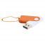 Флешка Designer To Go 2.0 USB 16Gb, белый/оранжевый Флешка Designer To Go 2.0 USB 16Gb, белый/оранжевый