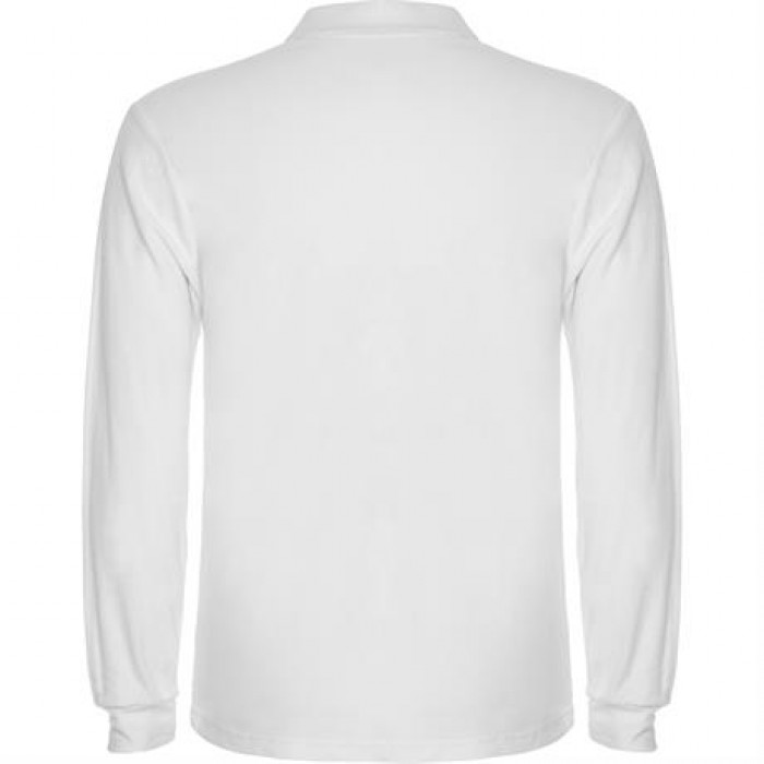 Футболка поло ESTRELLA L/S мужская, БЕЛЫЙ 2XL