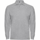 Футболка поло ESTRELLA L/S мужская, ПЁСТРЫЙ СЕРЫЙ M
