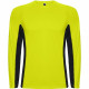Спортивная футболка SHANGHAI L/S мужская, ФЛУОРЕСЦЕНТНЫЙ ЖЕЛТЫЙ/ЧЕРНЫЙ 2XL