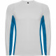 Спортивная футболка SHANGHAI L/S мужская, БЕЛЫЙ/КОРОЛЕВСКИЙ СИНИЙ 2XL