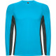 Спортивная футболка SHANGHAI L/S мужская, БИРЮЗОВЫЙ/ТЕМНЫЙ ГРАФИТ L