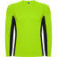 Спортивная футболка SHANGHAI L/S мужская, ФЛУОРЕСЦЕНТНЫЙ ЗЕЛЕНЫЙ/ЧЕРНЫЙ M