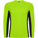 Спортивная футболка SHANGHAI L/S мужская, ФЛУОРЕСЦЕНТНЫЙ ЗЕЛЕНЫЙ/ЧЕРНЫЙ M