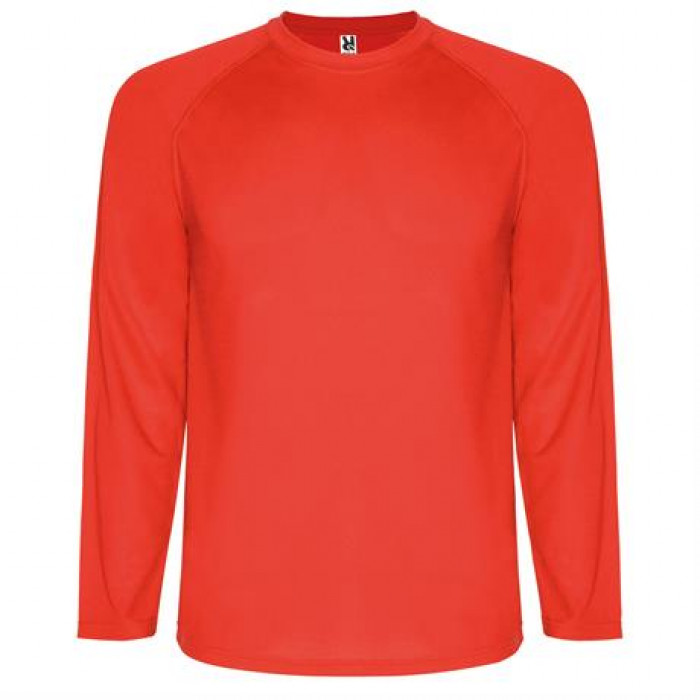 Спортивная футболка MONTECARLO L/S мужская, КРАСНЫЙ 2XL