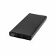 Внешний аккумулятор Höginn в металлическом корпусе, 10000mAh, черный Внешний аккумулятор Höginn в металлическом корпусе, 10000mAh, черный