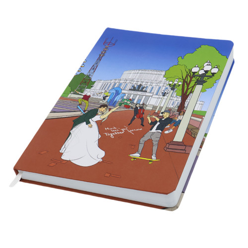 Записная книжка A5 Dziuna Театр в клетку 15 x 21 см Записная книжка A5 Dziuna Театр в клетку 15 x 21 см