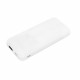 Внешний аккумулятор Arrida 5000mAh, с покрытием Baby skin, белый Внешний аккумулятор Arrida 5000mAh, с покрытием Baby skin, белый