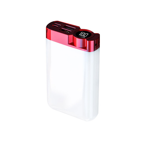 Внешний аккумулятор Strom, 10000 mAh, красный Внешний аккумулятор Strom, 10000 mAh, красный