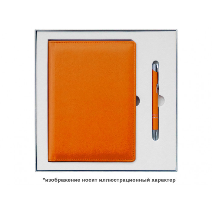 Ежедневник Classic Soft А5, оранжевый, недатированный, в твердой обложке