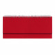 Планинг Alfa Soft 325*130 мм, красный, недатированный, в твердой обложке