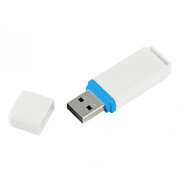 Флеш накопитель USB 2.0 Goodram UMO2 16GB, пластик, белый/голубой,16 Gb