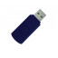 Корпус для флеш накопителя Twister 32GB, пластик Софт Тач, синий