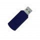 Корпус для флеш накопителя Twister 32GB, пластик Софт Тач, синий