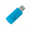 Корпус для флеш накопителя Twister 16GB, пластик Софт Тач, голубой
