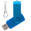 Флеш накопитель USB 2.0 Twister 16GB, пластик Софт Тач/металл, голубой/голубой Флеш накопитель USB 2.0 Twister 16GB, пластик Софт Тач/металл, голубой/голубой