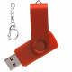 Флеш накопитель USB 2.0 Twister 32GB, пластик Софт Тач/металл, красный/красный Флеш накопитель USB 2.0 Twister 32GB, пластик Софт Тач/металл, красный/красный