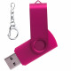 Флеш накопитель USB 2.0 Twister 16GB, пластик Софт Тач/металл, розовый/розовый Флеш накопитель USB 2.0 Twister 16GB, пластик Софт Тач/металл, розовый/розовый