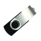 Флеш накопитель Twister 16GB, пластик Софт Тач/металл, черный/серебро Флеш накопитель Twister 16GB, пластик Софт Тач/металл, черный/серебро