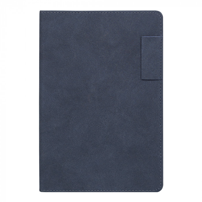 Ежедневник Flexy Tenero Suede A5, синий, недатированный, в гибкой обложке с петлей для ручки