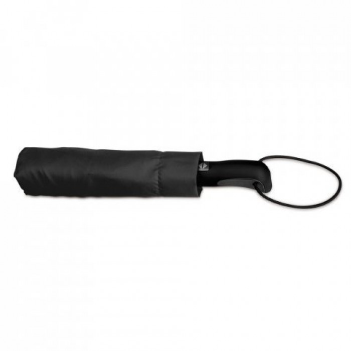 Зонт складной автоматический Forest Campanella Silver black, диаметр 110 см,  черный