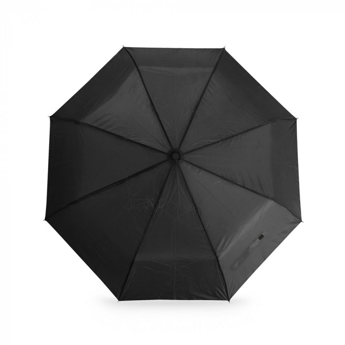 Зонт складной автоматический Forest Campanella Silver black, диаметр 110 см,  черный
