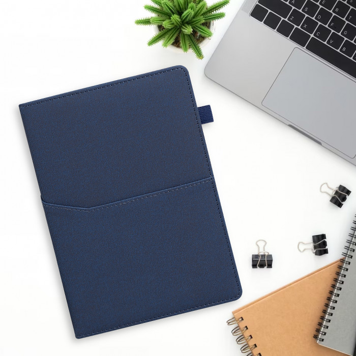 Ежедневник Smart Asti Linen А5, красный, недатированный, в твердой обложке с поролоном