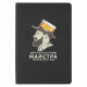 Ежедневник Flexy Sand Print Sample Коллекция мастера А5, черный, недатированный, в гибкой обложке