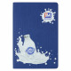 Ежедневник Flexy Sand Print Sample Минская марка А5, синий, недатированный, в гибкой обложке