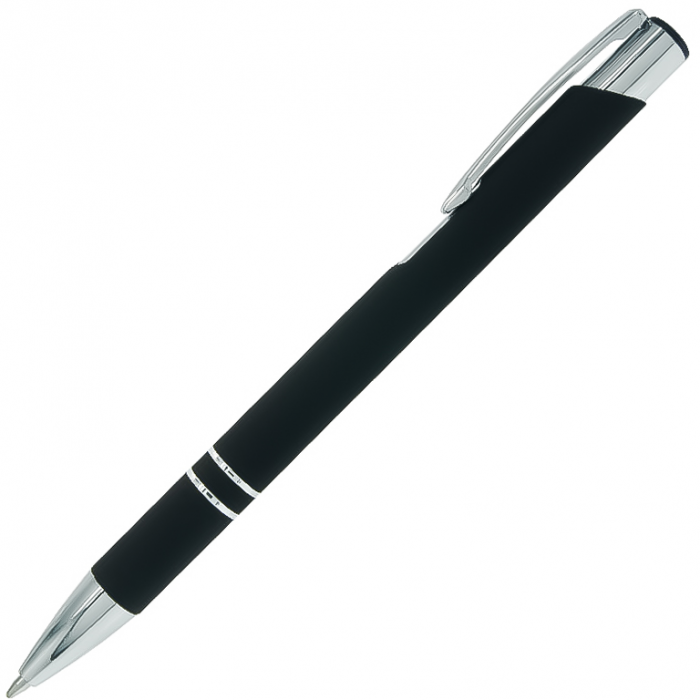 Ручка шариковая Legend Soft Touch Requis, черная