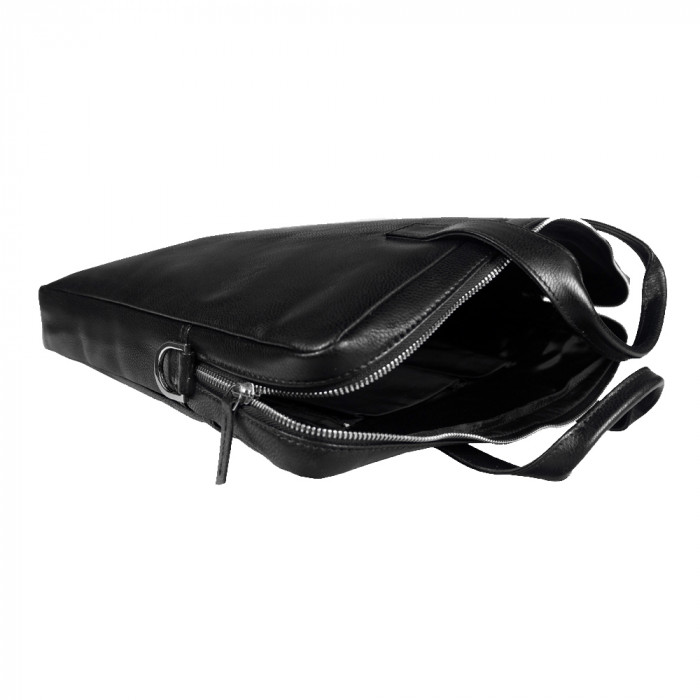 Портфель из натуральной кожи Leather Country Attashe, черный